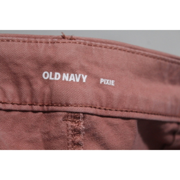 Old Navy Women Pink Pixie Chino Pants Size 4 - Picture 2 of 9